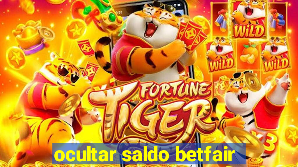 ocultar saldo betfair